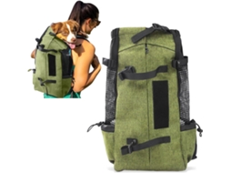 Mochila de Transporte para Cães, Até 5 Kg, Verde Grama AQUAFORGE