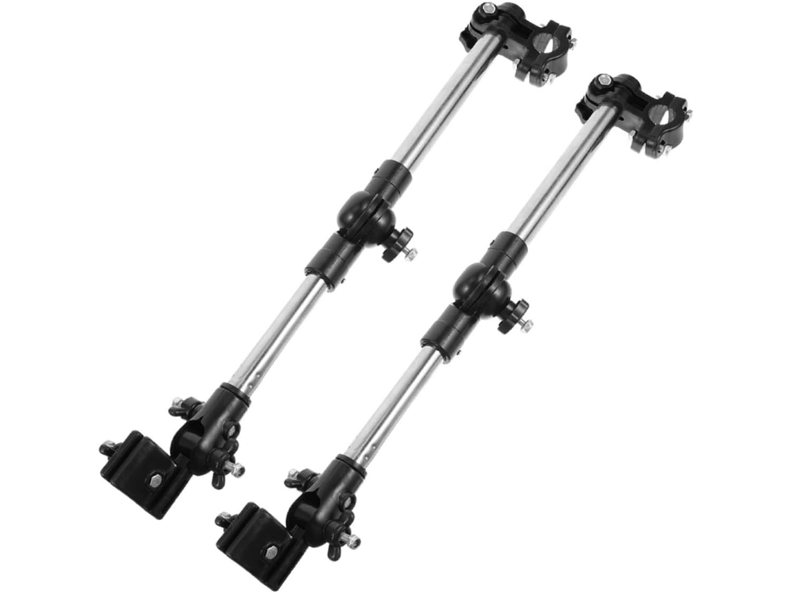 Suporte Guarda Chuva Bicicleta 2 Peças Elétrico Bicicletas Carrinhos Montagem Fácil Prática Proteção Bebê Sol GOKOCO