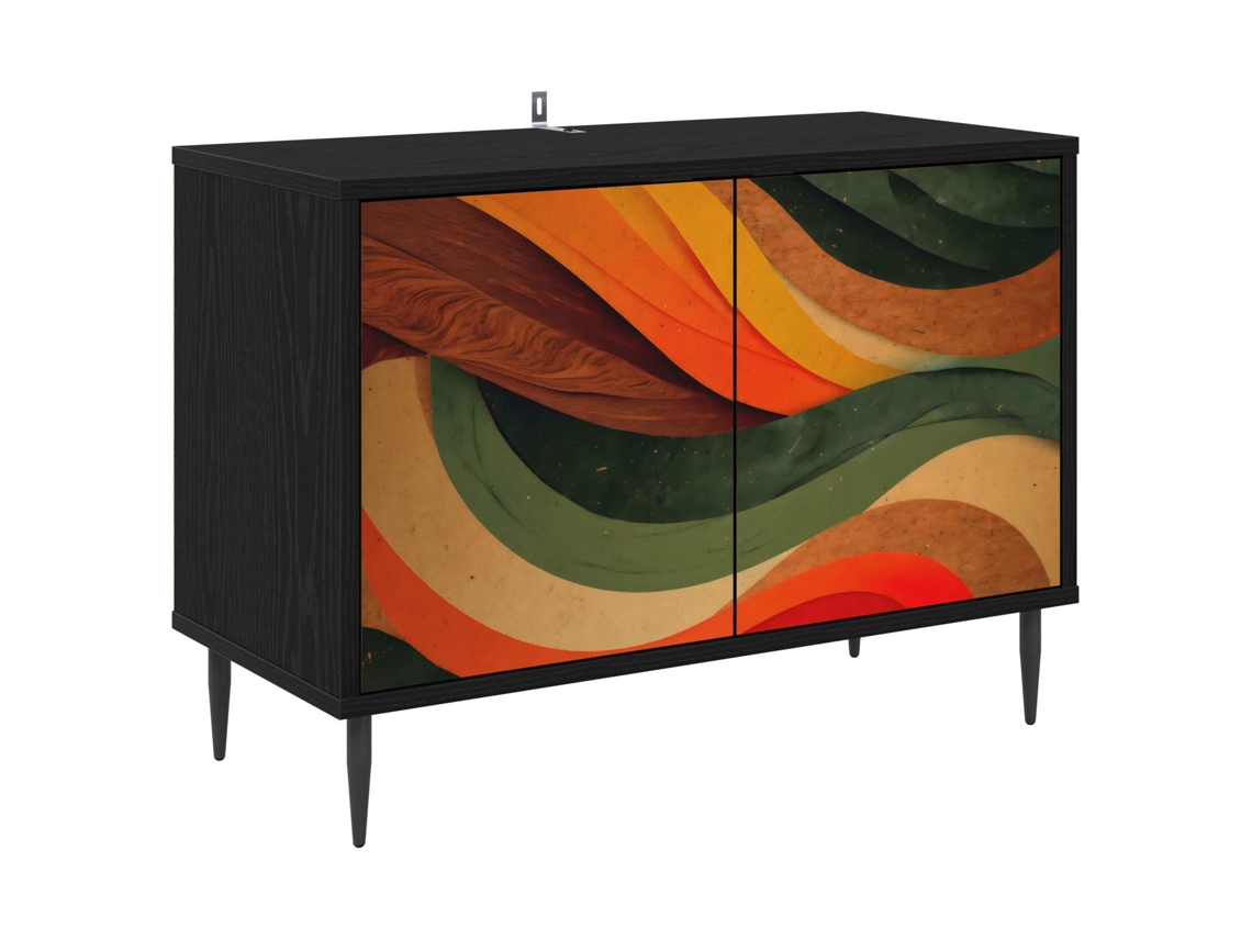 Vidaxl Gabinete Para Tv Bonn 69 X 33 X 50,5 Cm Carvalho Preto