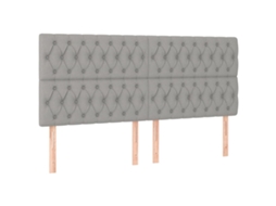 Headboard, Headboards Vidaxl Cinzeto Tecido (200 Cm)