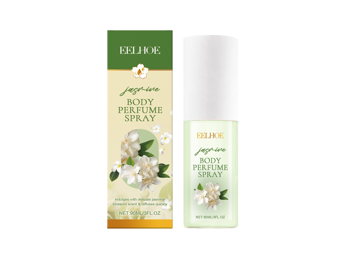 Perfume Corporal Jasmim Eelhoe de LAXISCREED, Fresco e Elegante, Hidrata a Pele, Leve, Portátil e Duradouro