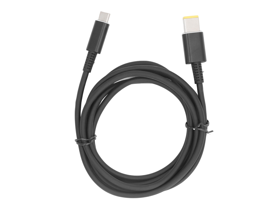 2026zentro-cabo De Carregamento Usb C Para Ponta Quadrada 135w Pd 1,8m Para Notebook Com Ponta Fina