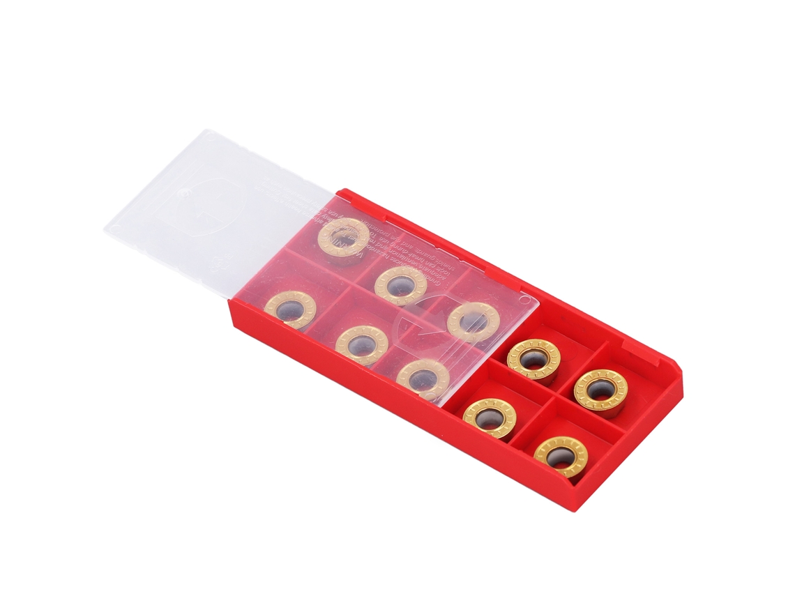 10pcs Inserts De Torneamento De Carbeto Redondo Indexáveis Para Cnc Fresamento Máquina Rpmt1204