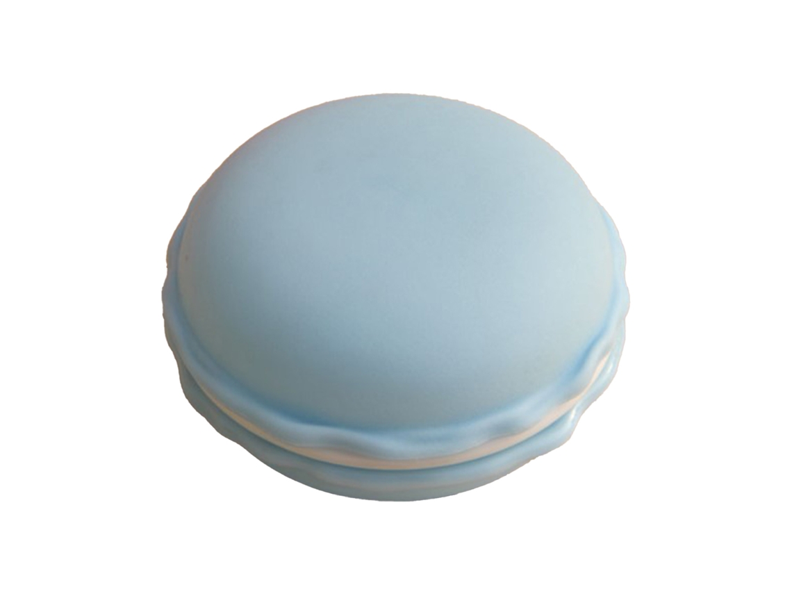 Caixa de Jóias Macaron Azul Claro Plástico Forma Exquisita S/MARCA
