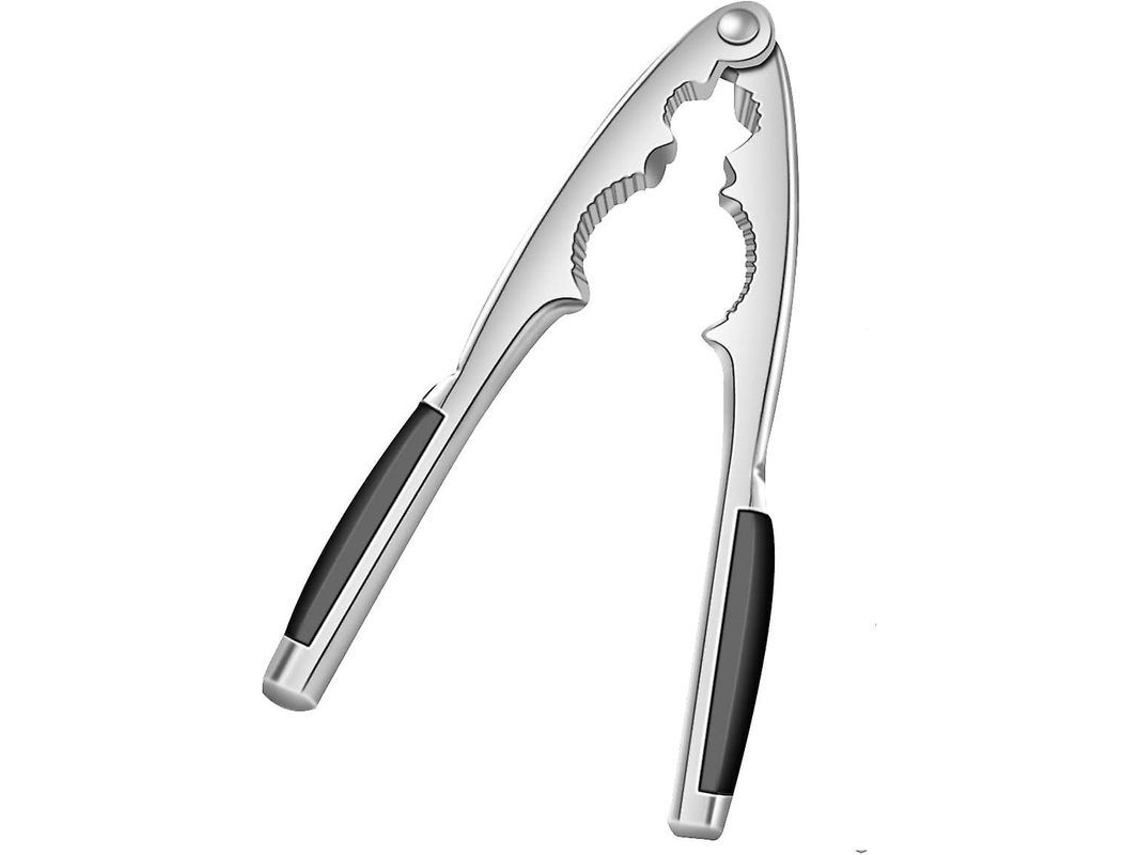 Abre Nozes De Zinco Com Alça Anti-derrubada, Design Ergonômico Para Quebrar Nozes, Castanhas E Frutos Secos Duros