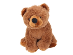 Urso De Pelúcia Simulação Animal De Pelúcia Fofo Boneca Decoração Casa Escritório Marrom