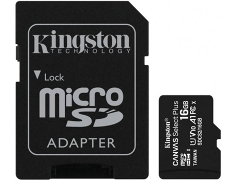 Cartão de Memória Micro SD com Adaptador  SDCS2 100 MB/s exFAT - 16 GB