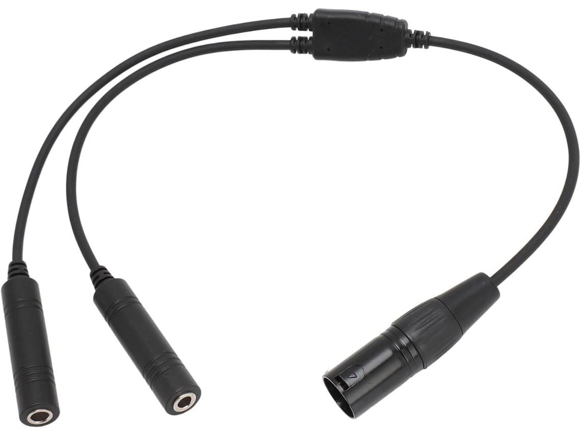 Adaptador Profissional Para Fone De Ouvido De Aviação Geral, Com Plugue Duplo Para 5 Pinos Xlr, Si Gokoco