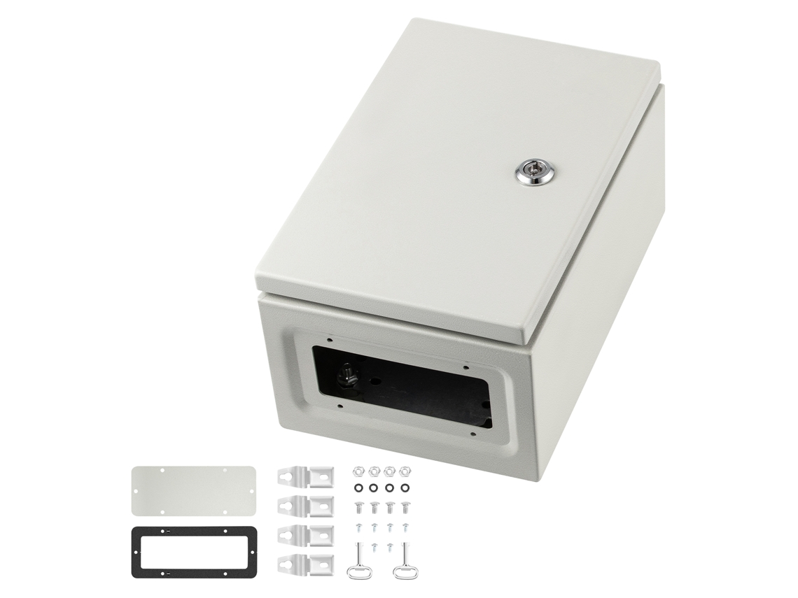 Caixa De Aço Carbono Succebuy 12 X 8 X 6 Polegadas Ip65 Cinzento