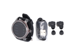 Relógio Inteligente EOOCOO com fone de ouvido Bluetooth 2 em 1, esportes e NFC