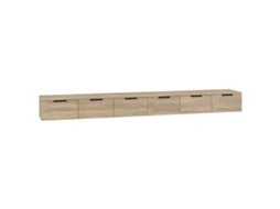 Armários de parede MAISON EXCLUSIVE em Madeira Sonoma (102x30x20 cm)