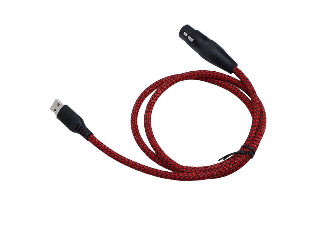Cabo Xlr Para Usb, Plug And Play Usb Para Xlr, Cabo De Microfone