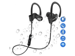 Fones de Ouvido Bluetooth Sem Fio para Jogos e Esportes, Design Intra auricular, Controle de Volume. MDUG