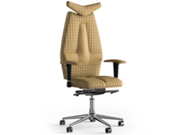 Cadeira de Escritório Ergonómica KULIK Jet Stitching PU Couro (Bege -130x50x50cm)