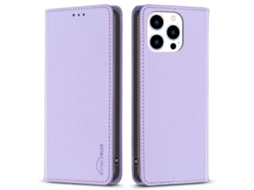 Capa De Couro Sintético Com Compartimentos Para Cartão Para Iphone 16 Pro