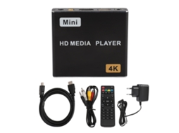 REPRODUTOR DE MÍDIA 4K MINI COM HDMI USB MARCA Mali