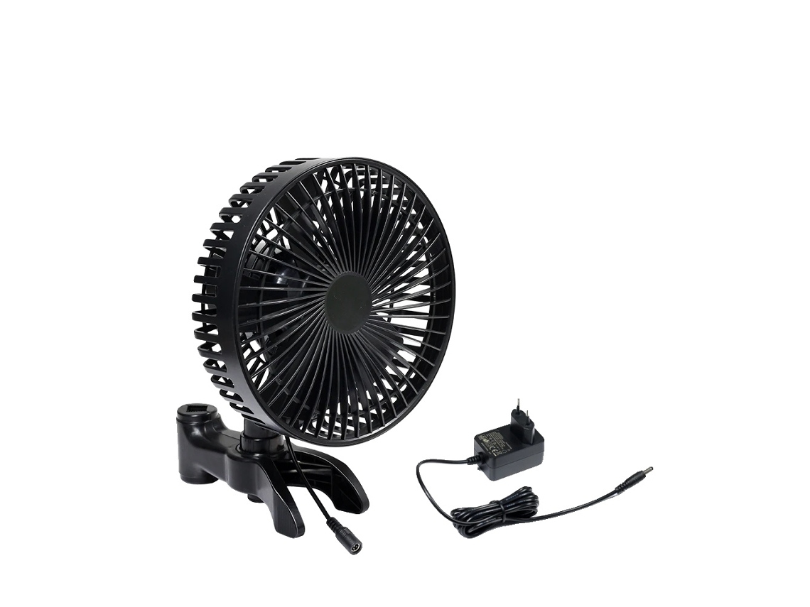 Ventilador Para Tenda De Cultivo, Alta Vazão De Ar 320cfm, Velocidade Do Vento Ajustável, Clipe De Ventilador
