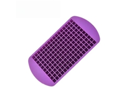 Forma De Gelo De Silicone Com 160 Compartimentos, Dobrável, Para Cubos De Gelo, Quebra-gelo, Com Grades, Pequena, Quadrada, Para Fazer Gelo.