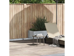 Vidaxl Mesa De Centro De Jardim Retangular 40x40x37cm Vime Pe Cinzento