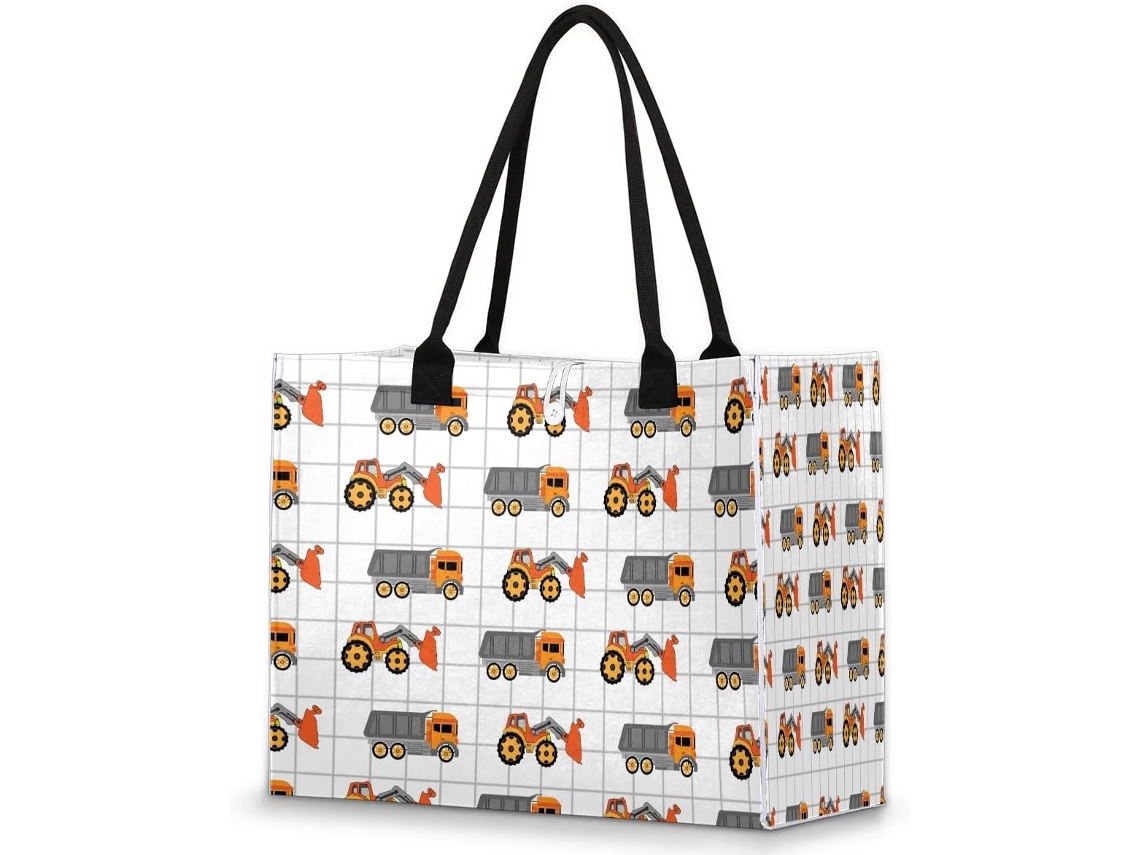 Bolsa Tropicallife com estampa animada (42x17cm)