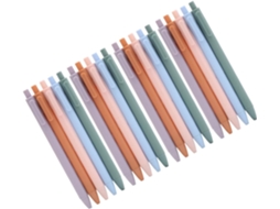 Conjunto De 20 Canetas Em Gel Exceart Com Caneta Esferográfica, Cores