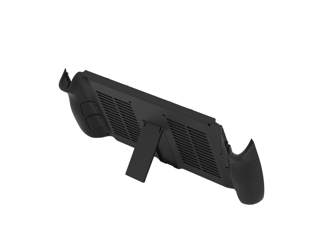 Capa Traseira Steam Deck / Oled com Suporte Preto BRILVIBERA