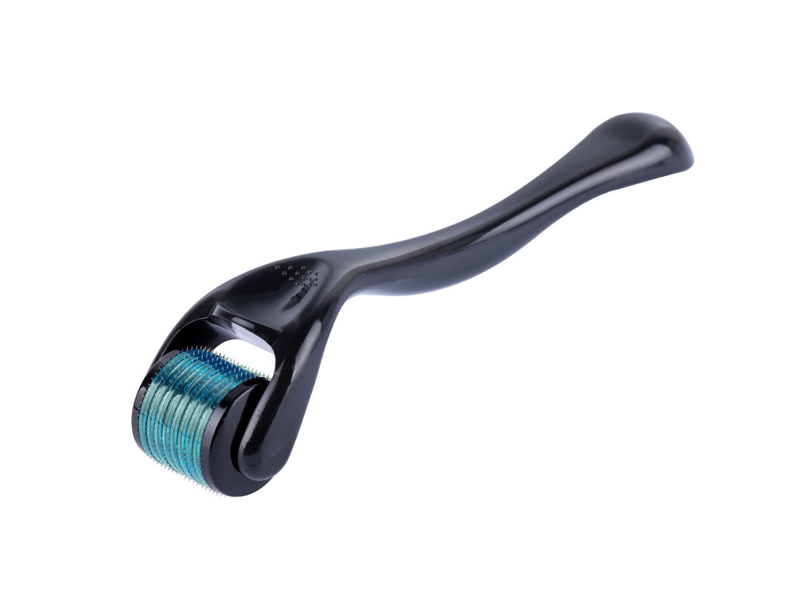 Roller de Microagulhas,540 Agulhas de Titânio de 1.5 Mm, Adequado para Rosto, Barba e Cabelo. Azul Azul HEXINYIGJLY