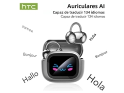 FONES DE OUVIDO Bluetooth MDUG com tela sensível ao toque, tradutor IA e cancelamento de ruído