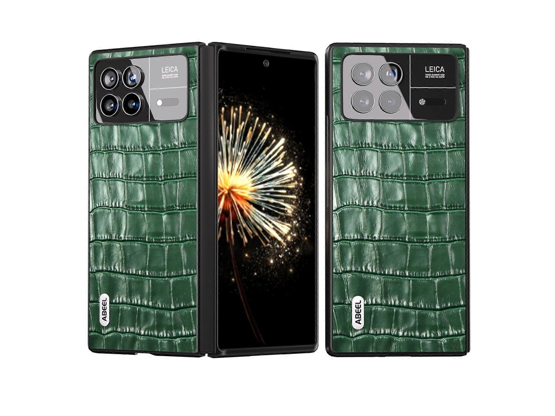 Capa De Celular De Couro Com Textura De Crocodilo Abeel