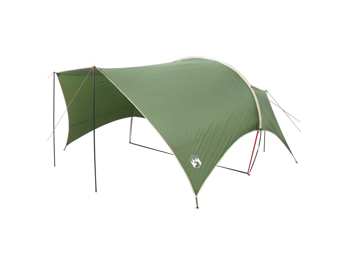 Conjunto 1 Tarp De Camping Vidaxl Verde Poliéster (550 X 400 X 230 Cm)