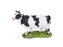 Estátua de Vaca em Miniatura, Resina, Decoração de Mesa ou Jardim, CHABERLU