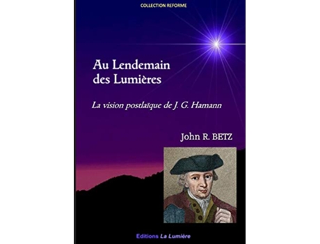 Livro Au Lendemain des Lumières French Edition de John R Betz (Francês)