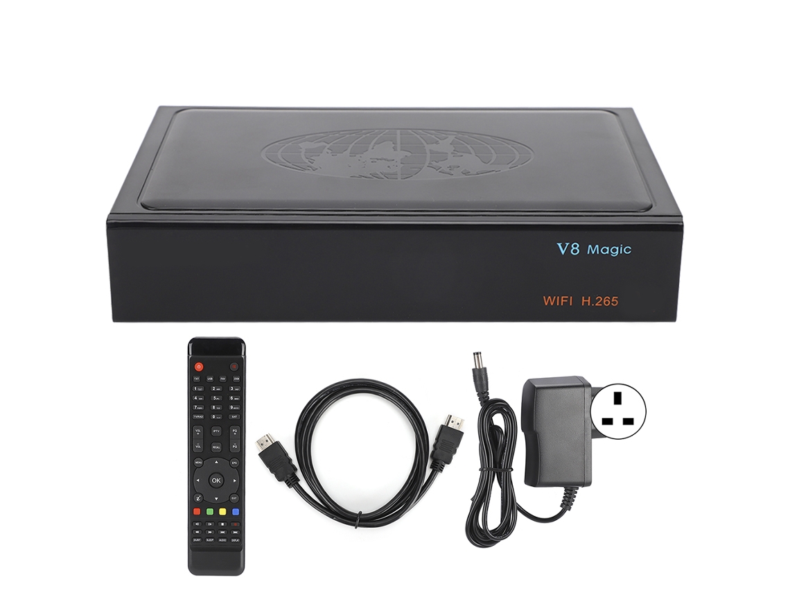 Caixa De Tv Com Iptv Xtream E Sintonizador Satélite Dvb S2