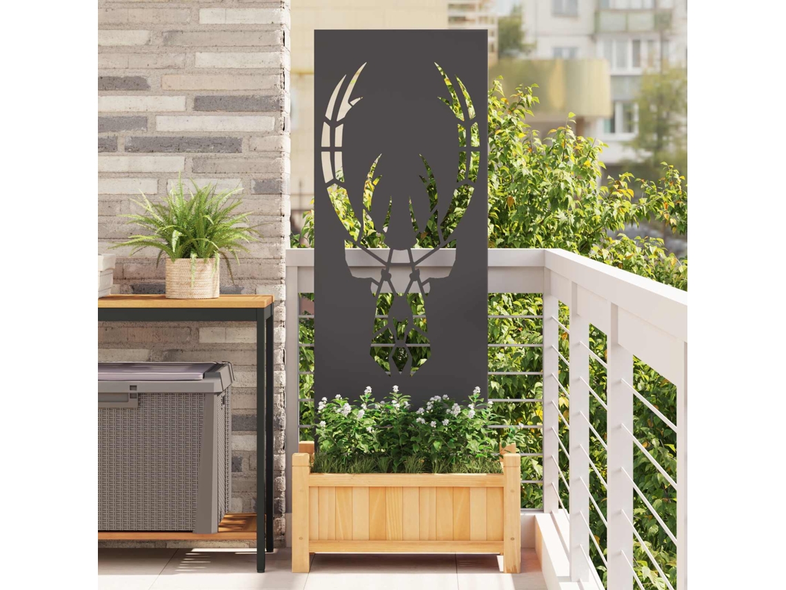 Vidaxl Tela De Privacidade Para Jardim Preto 50 X 140 Cm