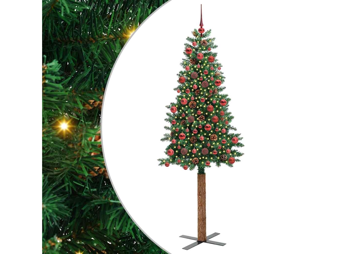 Conjunto 1 Árvore De Natal Vidaxl Verde Pvc (180 Cm)