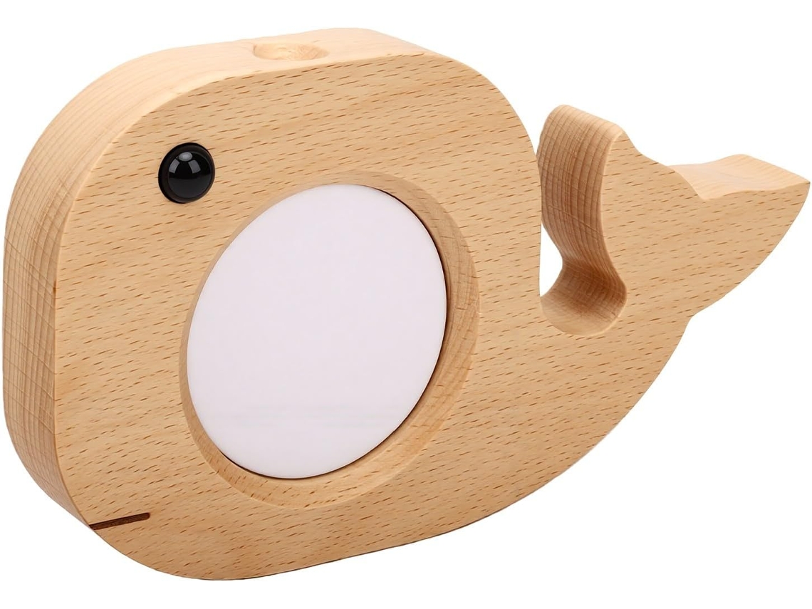 Luminária De Parede Com Sensor Movimento Em Formato Baleia Desenho
