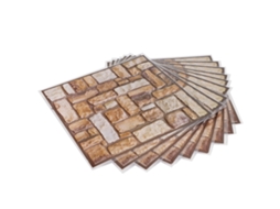 Adesivo 3D para Azulejos (autoadesivo, À Prova D'água, Feito De Pvc)
