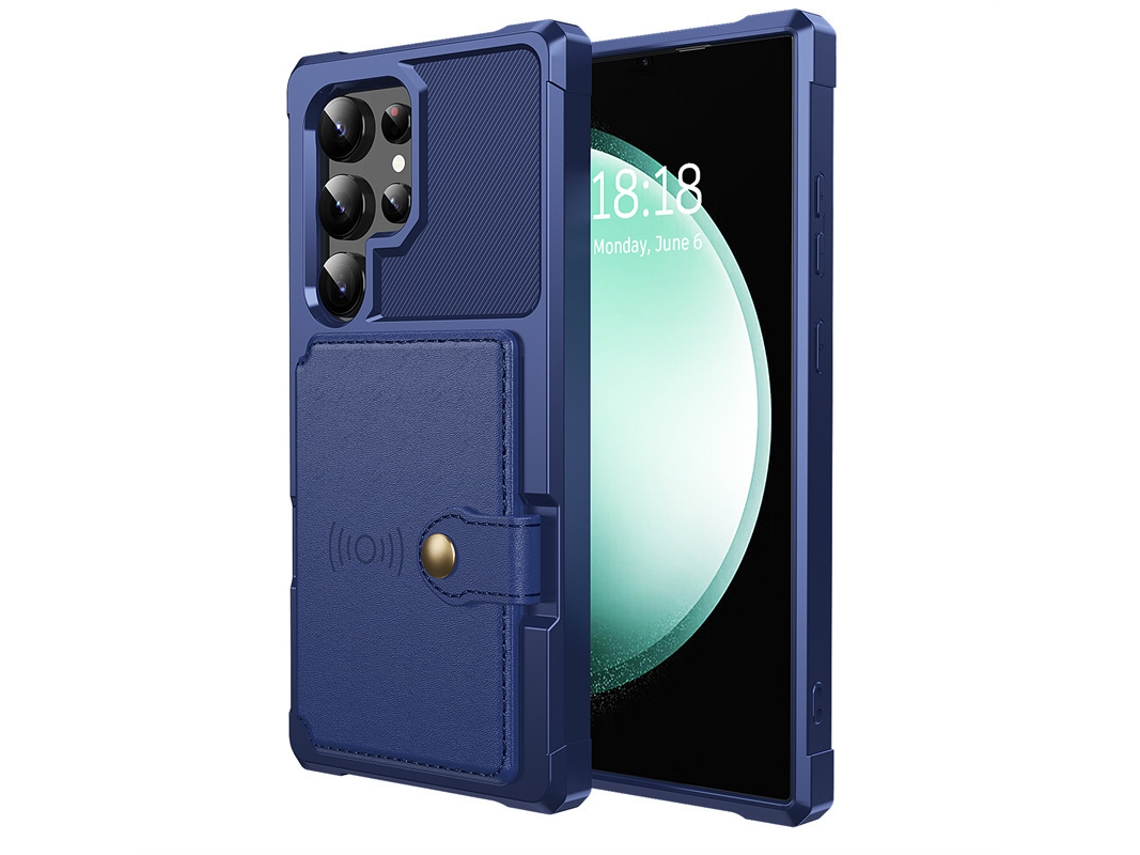 Capa Protetora Anti-queda Para Celular Montada Em Caminhãoazul - Suporte Para Cartão Sim De Carro, Iphone 15 Plus