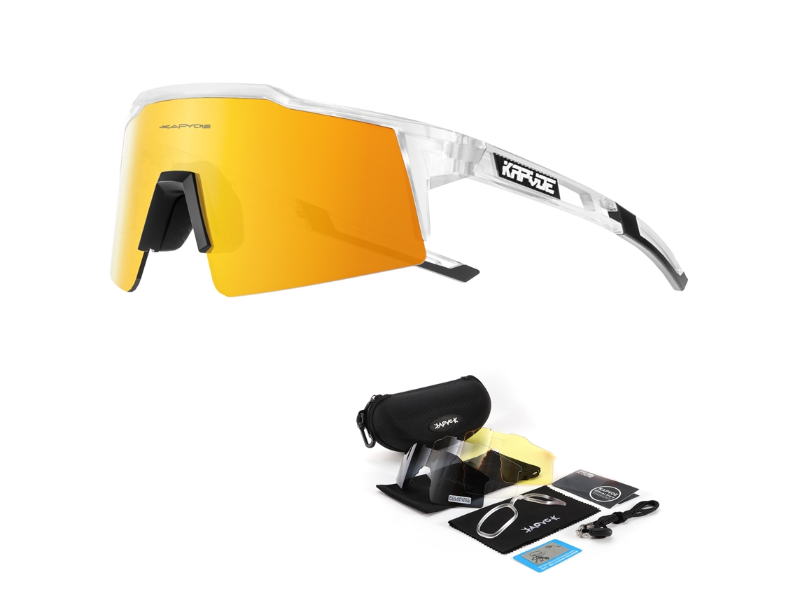 Óculos De Ciclismo Com Quatro Lentes, Óculos De Proteção Contra Vento Para Bicicleta, Para Bicicleta De Estrada.