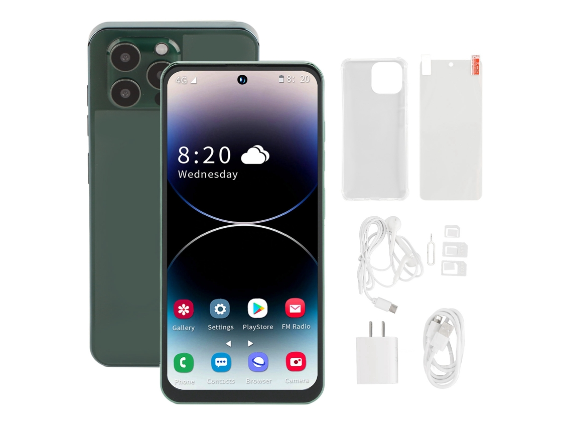 Laxiscreed I14 Pro Max Smartphone Android 4g Com Tela De 6.7" Para Uso Eficiente