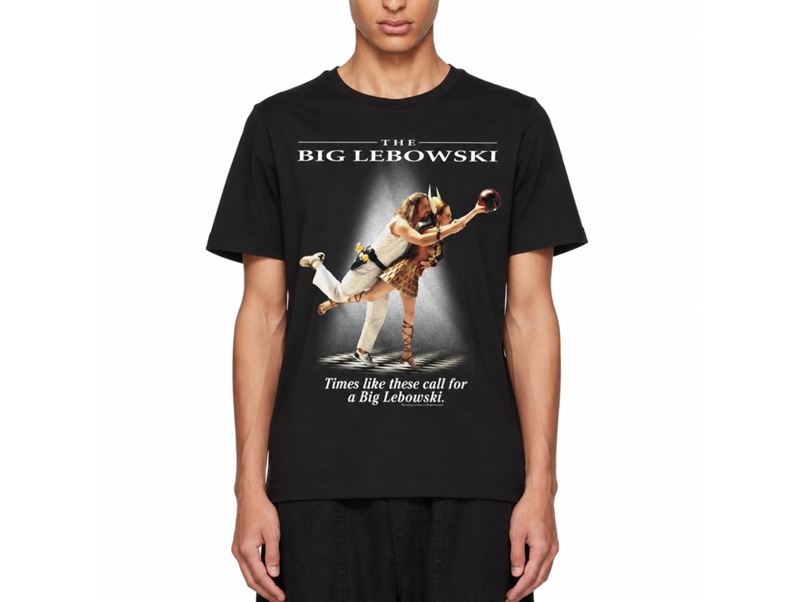Rockinstone The Big Lebowski Times Like These Black Adult T-shirt Size:xl