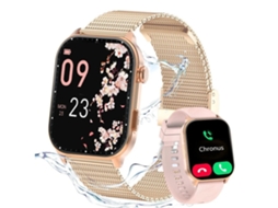 Smartwatch Lc211 (2,01" - Gps - Chamadas - À Prova De Água - Ouro Rosa)