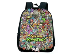 Mochila 1537hs My Singing Monsters Escolar Infantil De 30 Cm Pequena Para Meninas E Meninos Presentes 1537an Aquaforge