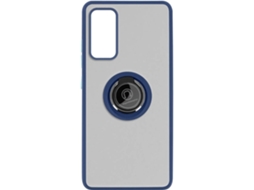 Capa E Suporte Samsung Galaxy S20 Fe Ushion Anel Metálico Função Suporte Azul