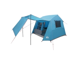 Conjunto 1 Tenda Túnel Vidaxl Azul Poliéster (275 X 240 X 200 Cm)