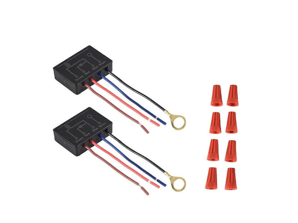 Interruptor De Toque Para Luminária, 2 Unidades, Compatível Com Led Dimerizável