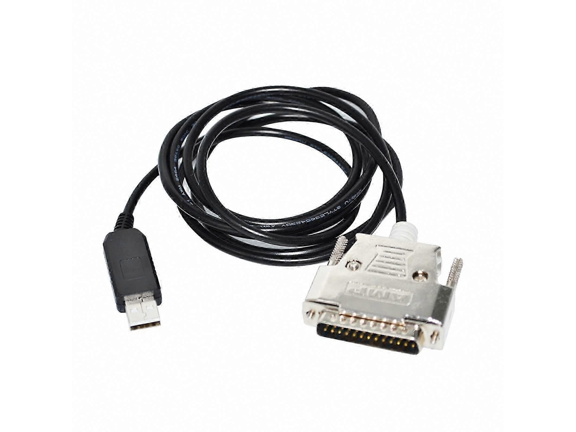 Adaptador Conversor Usb Para Db25 Macho Rs232 Para Programação Cnc E Aplicações De Modem Nulo