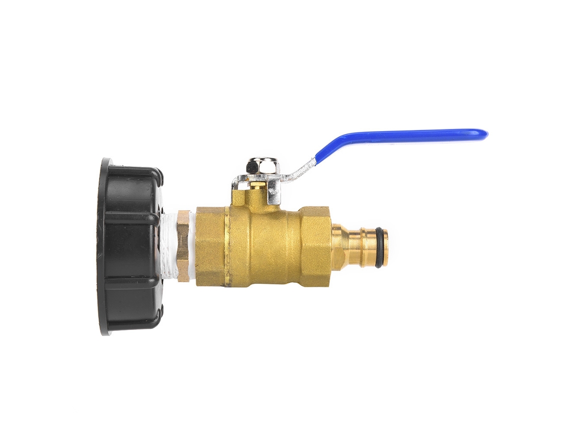 Adaptador De Tanque Ibc Com Válvula 3/4 Polegada
