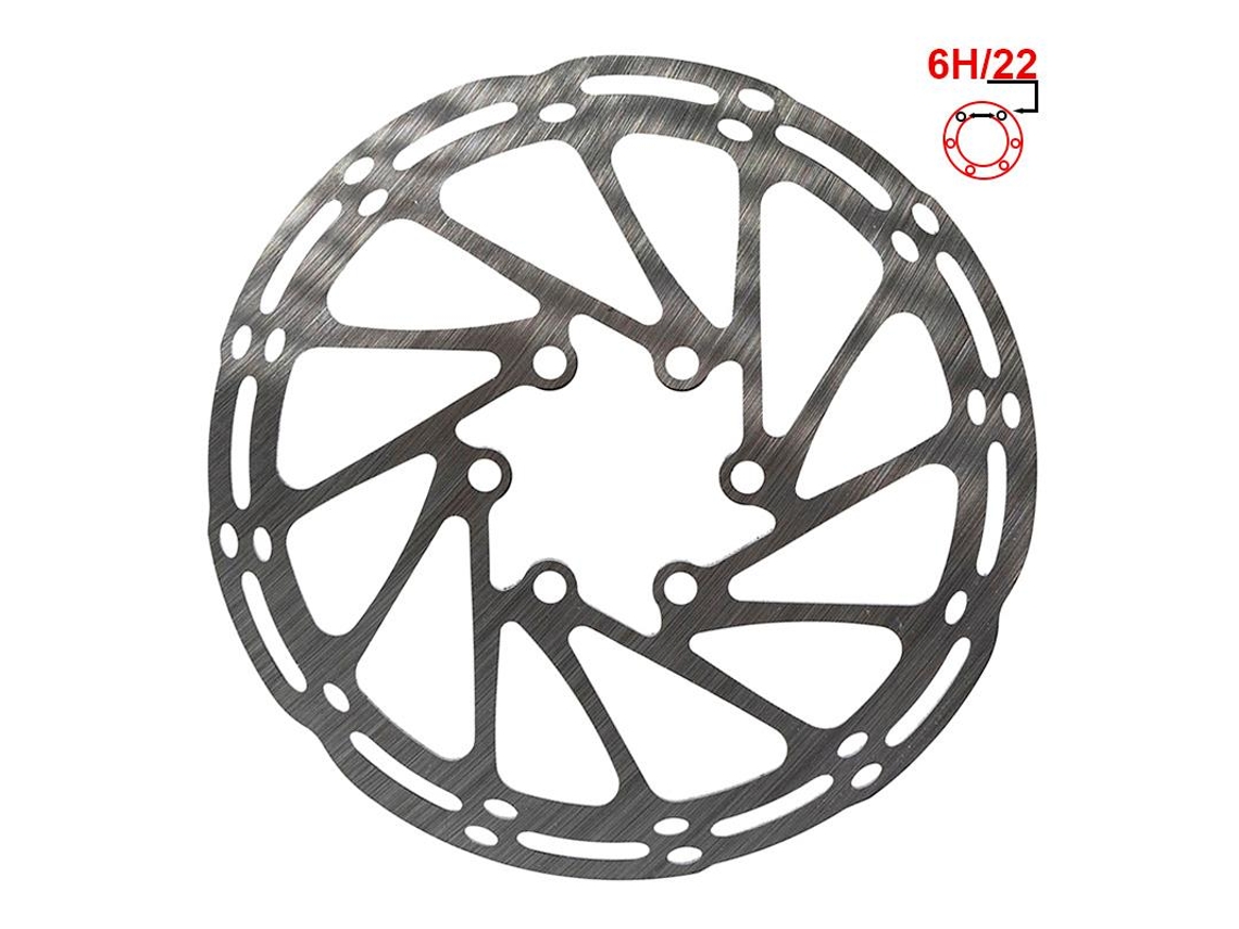 Disco De Freio Ewd002 140mm 6h Prata
