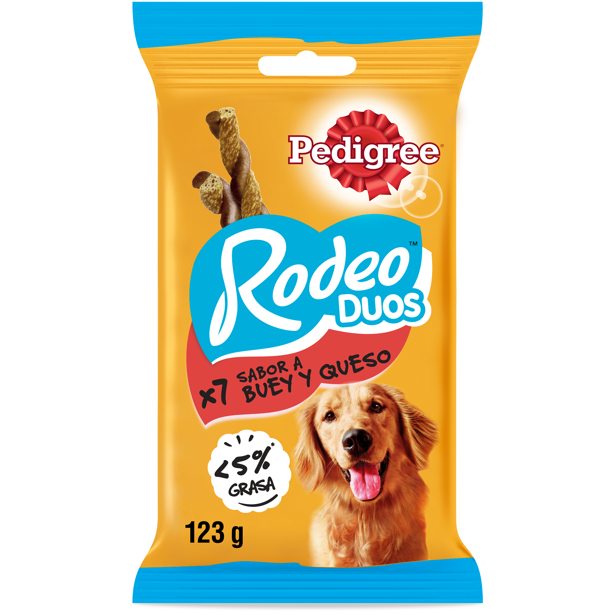Snacks de Mimo Rodeo Duos Sabor a Vaca e Queijo para Cães 120 G PEDIGREE